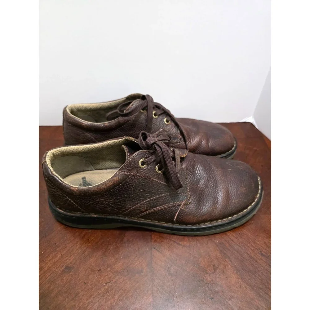 Dr. Martens Brown Leather Lace-Up Shoes Men's Size 12 Durable‎ Casual Style